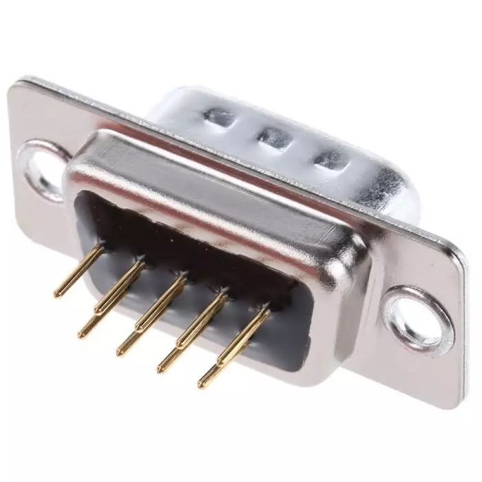CINCH CONNECTIVITY SOLUTIONS FD 9 Way Through Hole D-sub Connector Plug 2.76 mm Pitch, FDE-9P0L2TI2/1