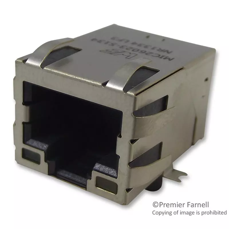 WURTH ELEKTRONIK Jack, Modular, Rj45, Smt, 1Port, 8P8C, 7498011211
