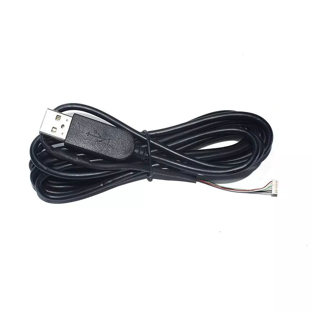 FEDUS Morpho USB Cord Wire 2.0 for Morpho Mso-1300 E, E2, E3 Biometric Finger Print Scanner Black 1.5 m