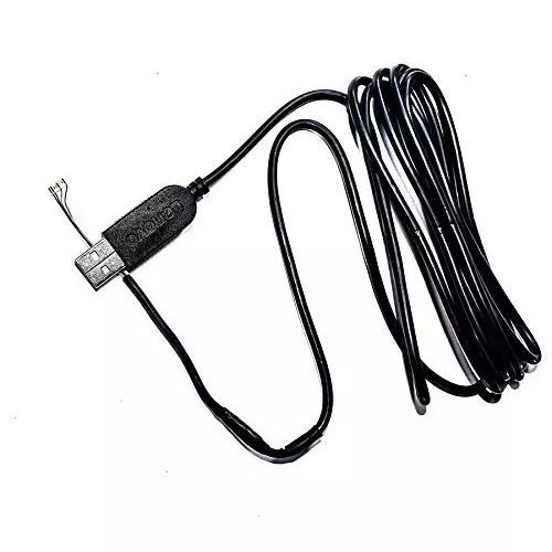FEDUS Morpho USB Cord Wire 2.0 for Morpho Mso-1300 E, E2, E3 Biometric Finger Print Scanner Black 1.5 m