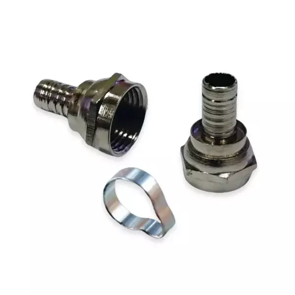 SETMI INDIA F3 Connector Jointer for RG59 Cable, Silver