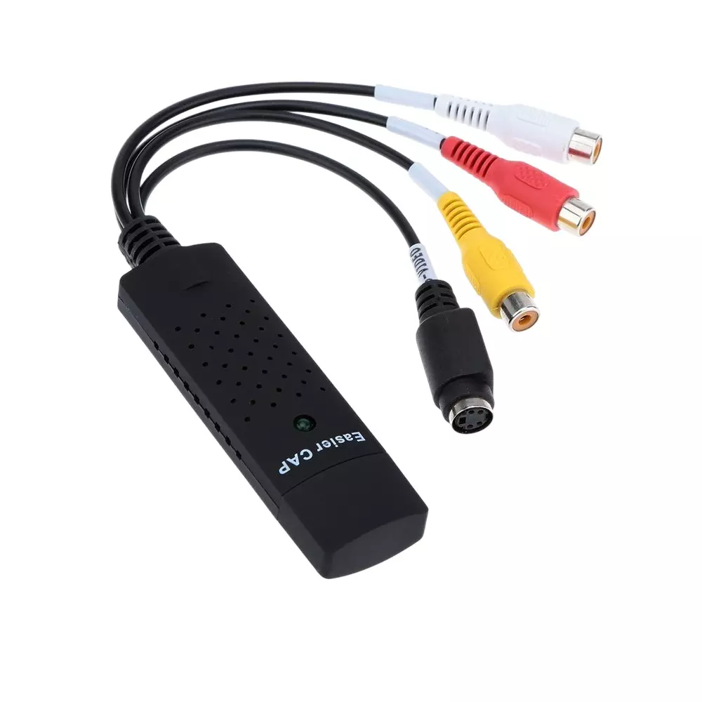 LOTA EasyCAP USB 2.0 Video & Audio Capture Card Adapter for Record & Digitize Analog Video, MST-830-LT
