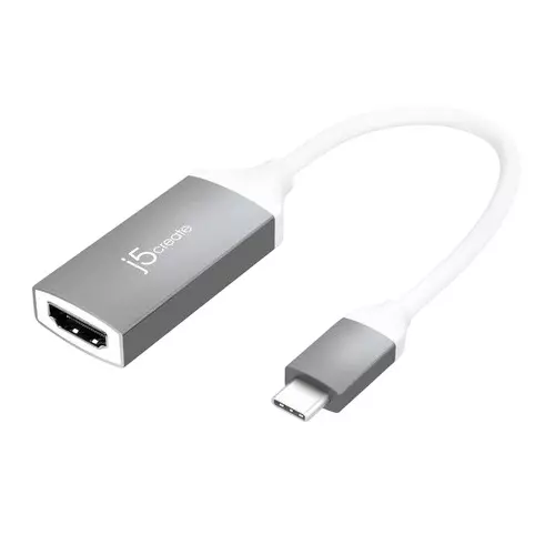 J5Create USB-C to 4K HDMI Adapter 3840 × 2160 P, JCA153G