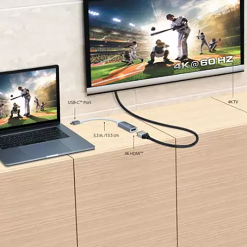 J5Create USB-C to 4K HDMI Adapter 3840 × 2160 P, JCA153G