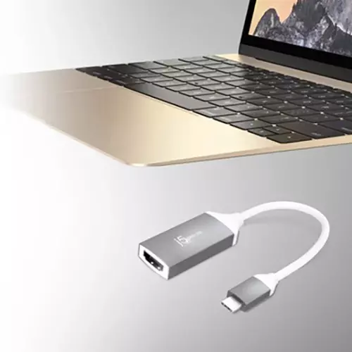 J5Create USB-C to 4K HDMI Adapter 3840 × 2160 P, JCA153G