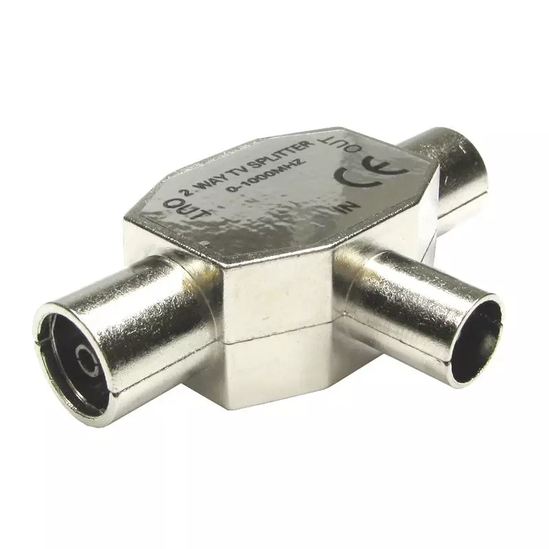 RS PRO TV Aerial Connector Straight Cable, Cable Mount Coaxial, 2662204