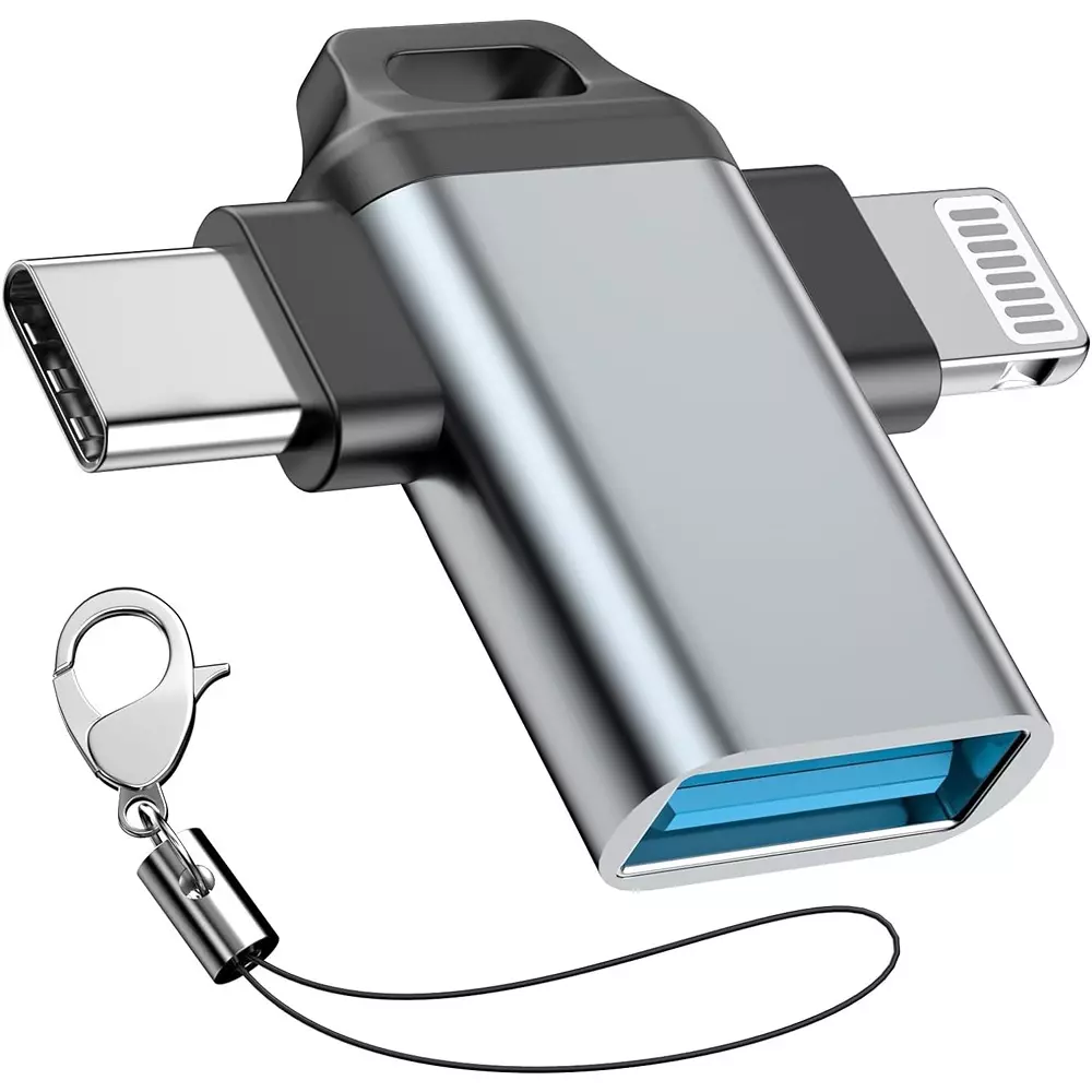 FEDUS 2-in-1 OTG Adapter USB C to USB 3.0 for Mobile, Tablet, Laptop, PC Pendrive