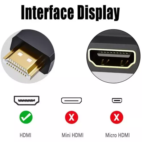 FEDUS HDMI Male to Female Converter Connector Adapter L Shape for HDTV, Plasma TV, LED, LCD (Pack of 3 Pcs)