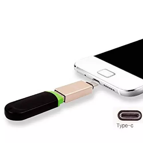 FEDUS Type C Male to USB 3. 0 A Female Converter Compatible with Tablets and Smartphones (Pack of 2 Pcs)