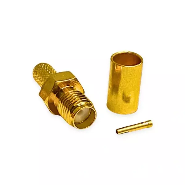 SETMI INDIA SMA Straight Crimp Connector Male to Female 50 Ω 335 V