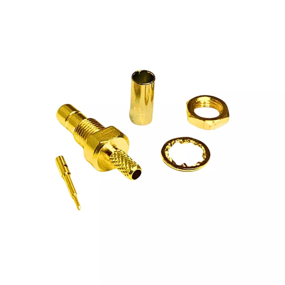 SETMI INDIA SMA Straight Connector Male Panel Mount 50 Ω 10 GHz with Low RF Leakage