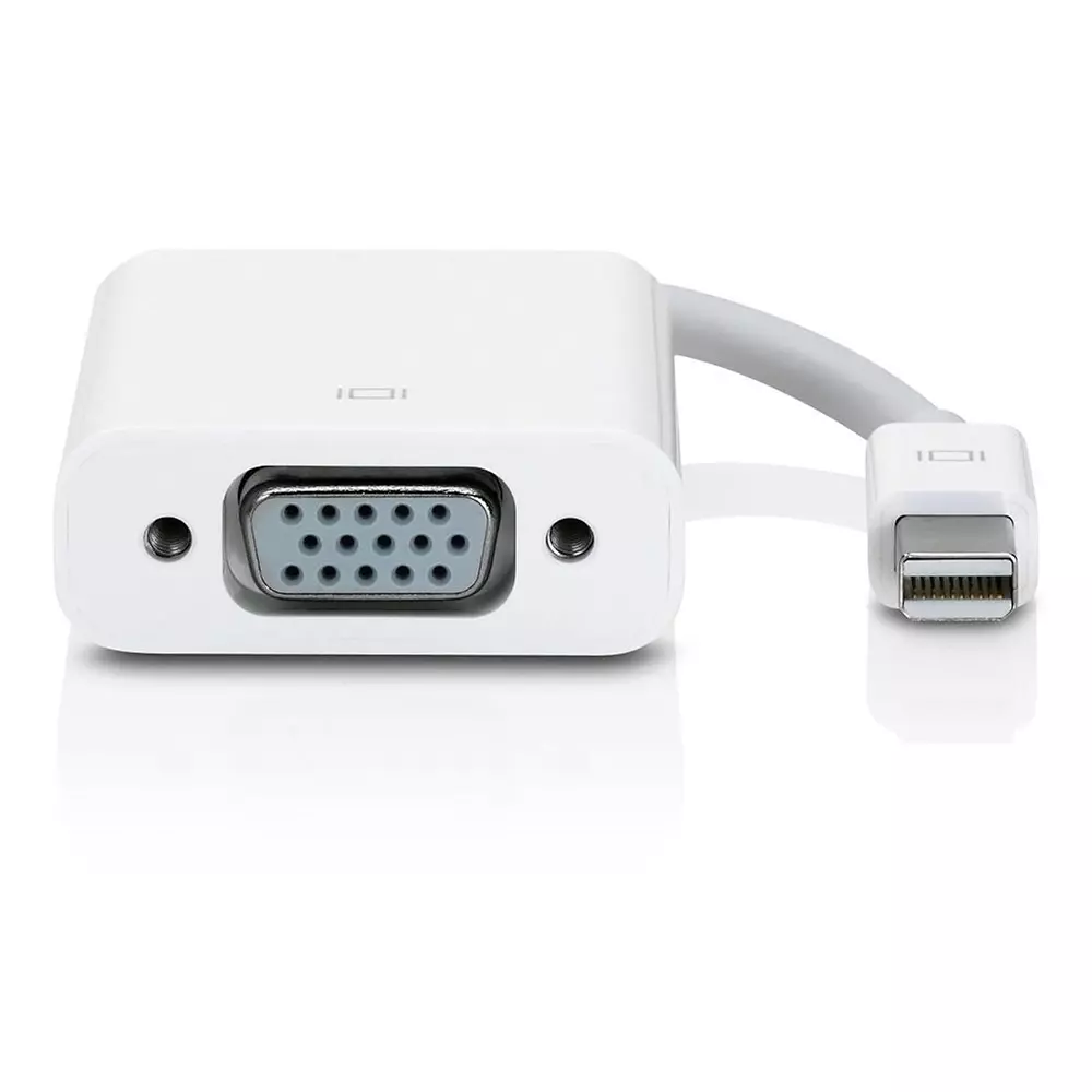 LOTA Mini DisplayPort to VGA Adapter White 1080p Full HD Support Plug & Play, MST-827-LT