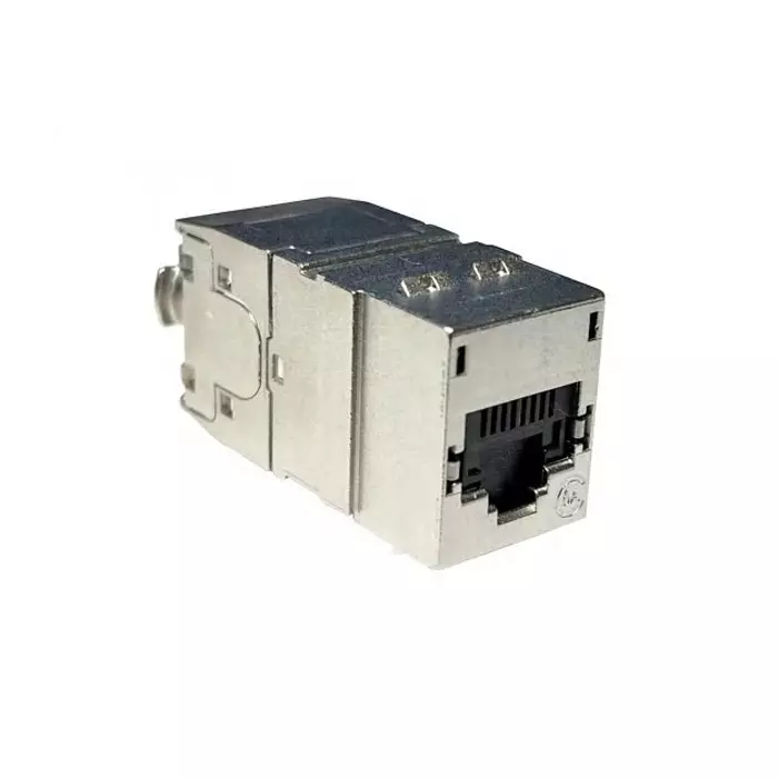 Molex Female Ethernet Connector Snap-In Cat6a 1 Port 1 -Way, 183010134