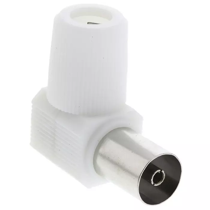 Decelect Right Angle Aerial Connector Socket Cable Mount, SPE190994 (Pack of 5)