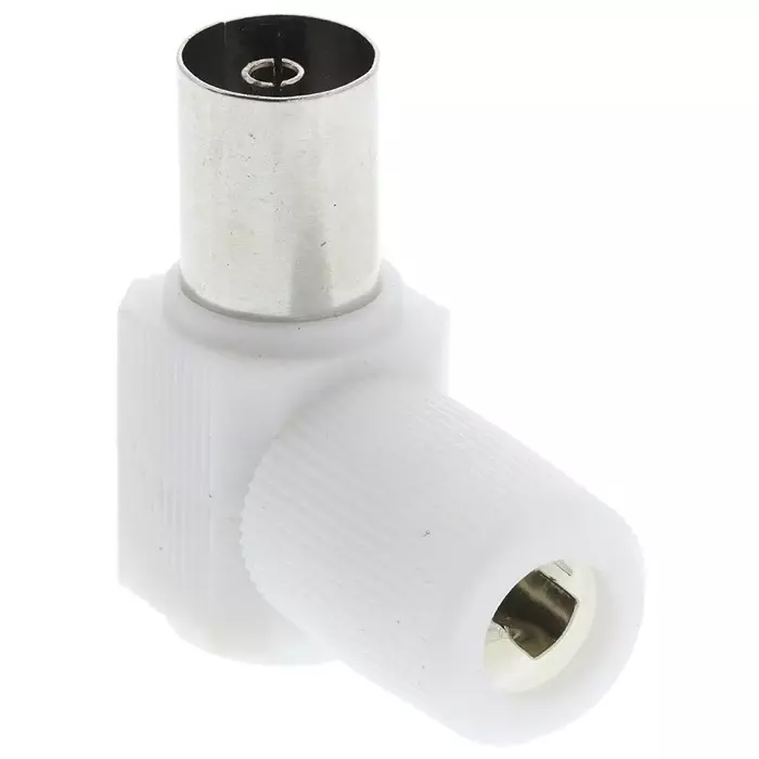 Decelect Right Angle Aerial Connector Socket Cable Mount, SPE190994 (Pack of 5)