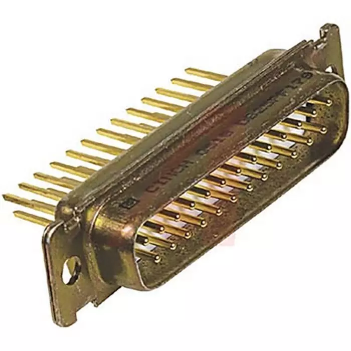 CINCH CONNECTIVITY SOLUTIONS D 25 Way Right Angle Panel Mount D-sub Connector Plug, DB-25P-F179