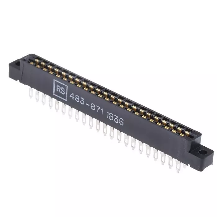 CINCH CONNECTIVITY SOLUTIONS Edge Connector 44-Contacts 3.96 mm Pitch 2-Row Solder Termination, BA000060000E000