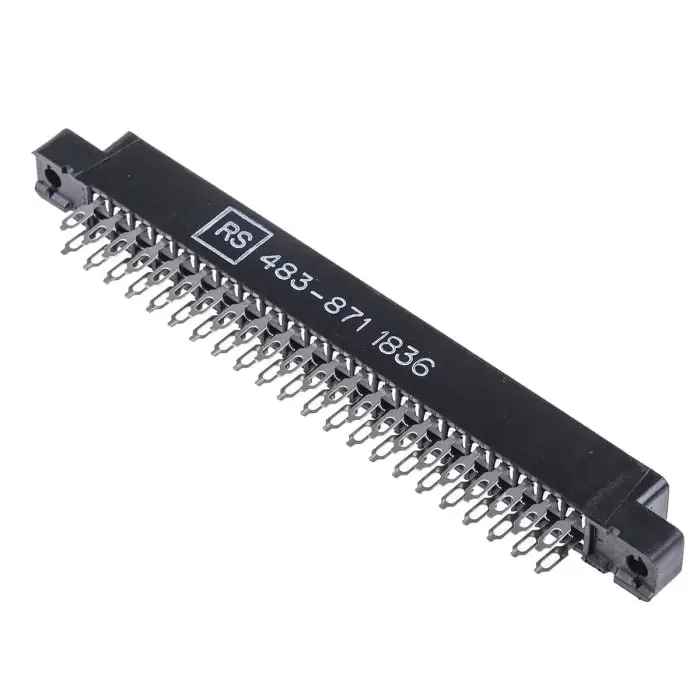 CINCH CONNECTIVITY SOLUTIONS Edge Connector 44-Contacts 3.96 mm Pitch 2-Row Solder Termination, BA000060000E000
