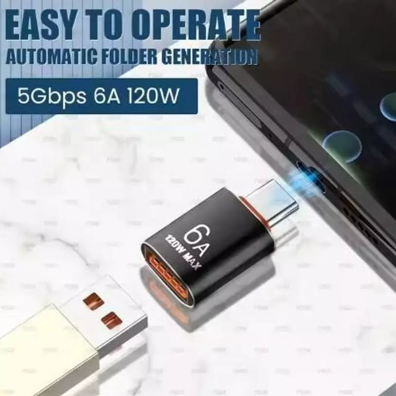 Geonix Usb Type C Otg Adapter 5 V 6 Amp, GXU2