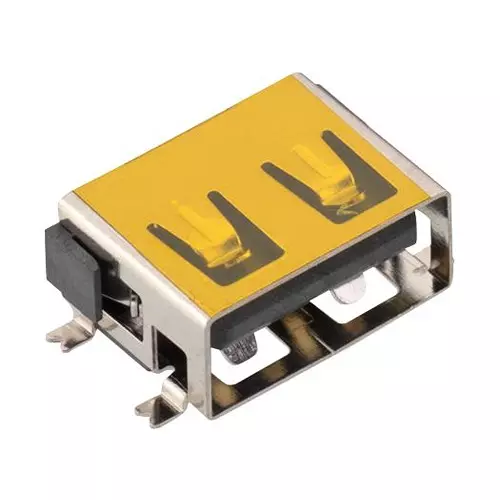 WURTH ELEKTRONIK Conn, USB 2 Type A, Rcpt, 4Pos, Smt, 629104190121