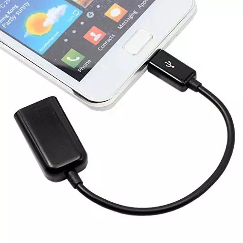 FEDUS OTG Cable Micro USB to USB OTG Cable On The Go for Smartphone and Tablet Black (Pack of 3 Pcs)