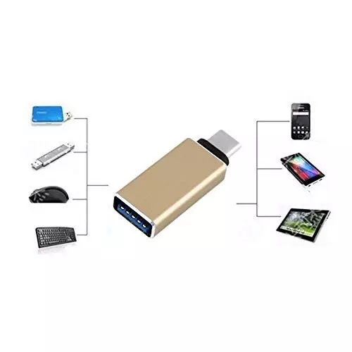 FEDUS Type C Male to USB 3. 0 A Female Adapter Compatible with Tablets and Smartphones