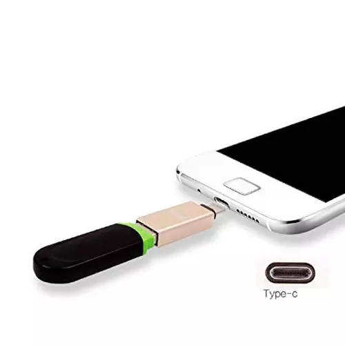 FEDUS Type C Male to USB 3. 0 A Female Adapter Compatible with Tablets and Smartphones
