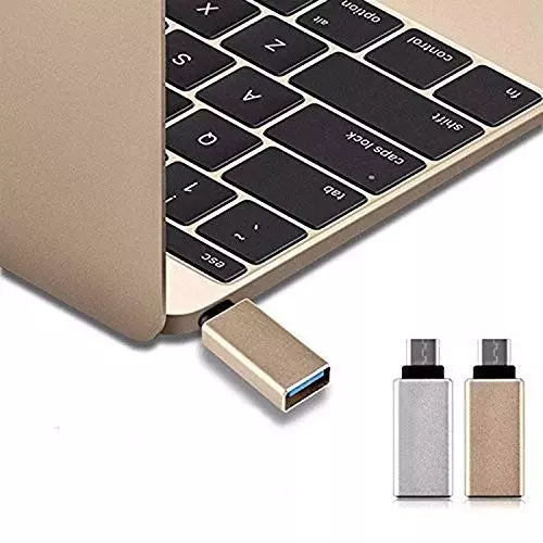 FEDUS Type C Male to USB 3. 0 A Female Adapter Compatible with Tablets and Smartphones