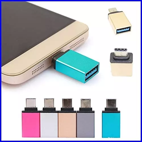 FEDUS Type C Male to USB 3. 0 A Female Adapter Compatible with Tablets and Smartphones
