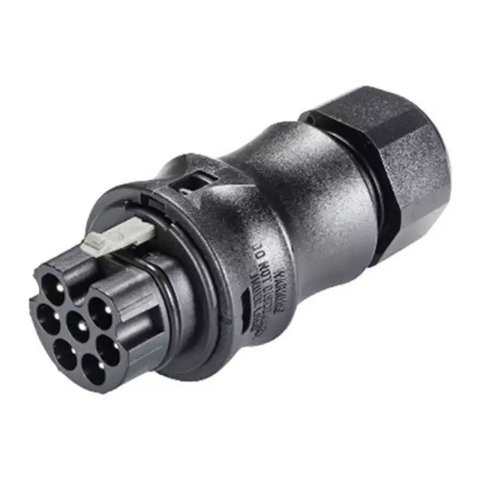WIELAND ELECTRIC RST CLASSIC Series Connector 7-Pole Male 7-Way Push-In 16 Amp, 96.072.4053.1 (Pack of 10)