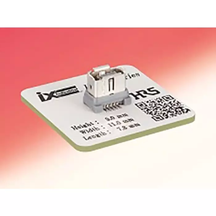 Hirose IxSurface Mount Vertical Mini I/O Connector Female 10 Way Shielded, IX80G-B-10P(01) (Pack of 450)