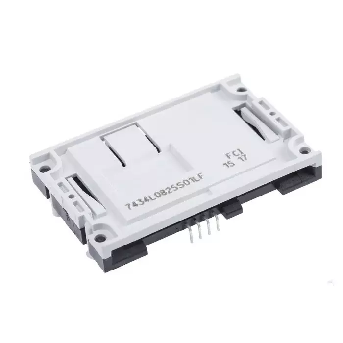 Amphenol ICC 8 Way Right Angle Smart Card Memory Card Connector With Solder Termination, 7434L0825S01LF (Pack of 50)