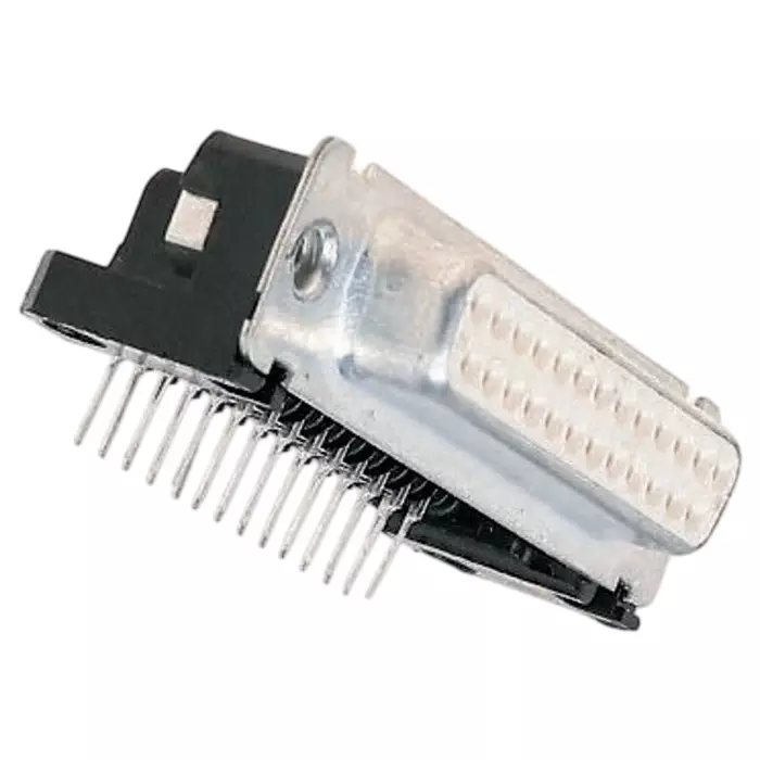 CINCH CONNECTIVITY SOLUTIONS FD 9 Way Right Angle Through Hole D-sub Connector Socket 2.76 mm Pitch, FDEB-9S1AENT2/1