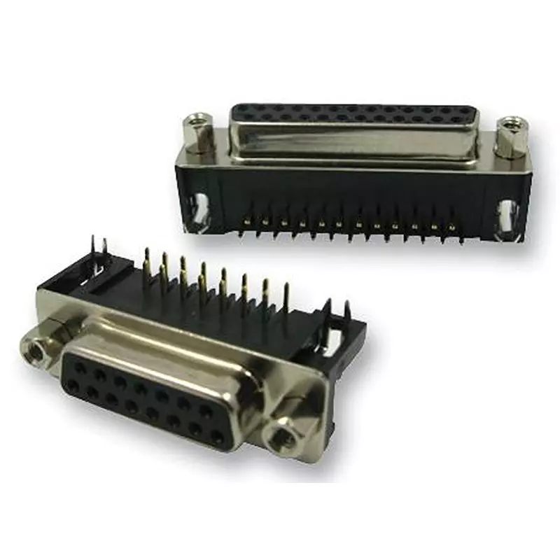 WURTH ELEKTRONIK Socket, D Sub, Pcb, R/A, 25Way, 618025231121