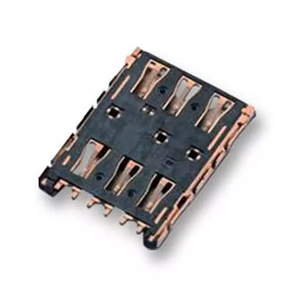 WURTH ELEKTRONIK Conn, Nano Sim, Push-Pull, 6Pos, 693043020611