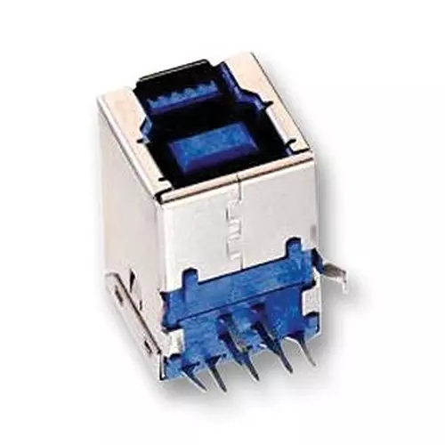 WURTH ELEKTRONIK USB, 3.0 Type B, Receptacle, Th, 692221030100