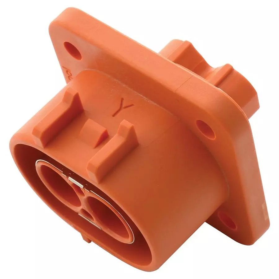 AMPHENOL INDUSTRIAL POWER CONNECTOR, RCPT, 2POS, 11.1MM, ELR2Y3