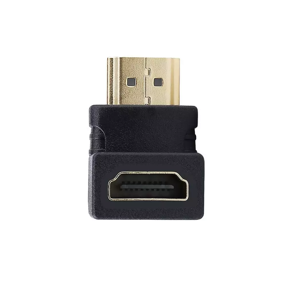 FEDUS HDMI Male to Female Converter L Shape for HDTV, Plasma TV, LED, LCD