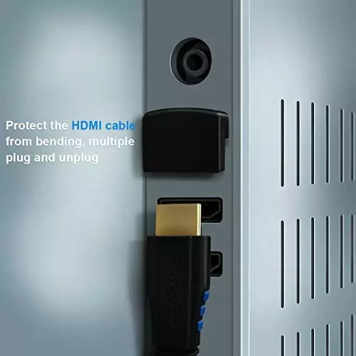 FEDUS HDMI Male to Female Converter L Shape for HDTV, Plasma TV, LED, LCD