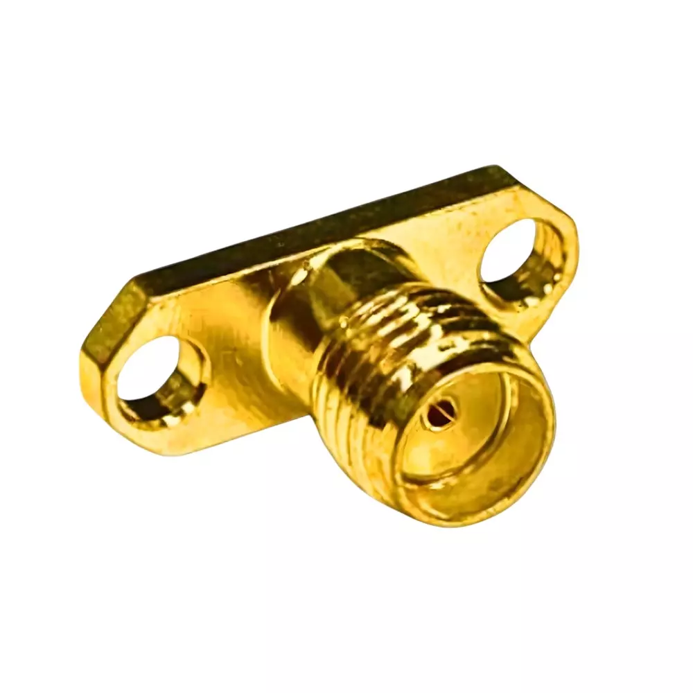 SETMI INDIA SMA Connector Female Edge Mount 2-Hole Flange Mount