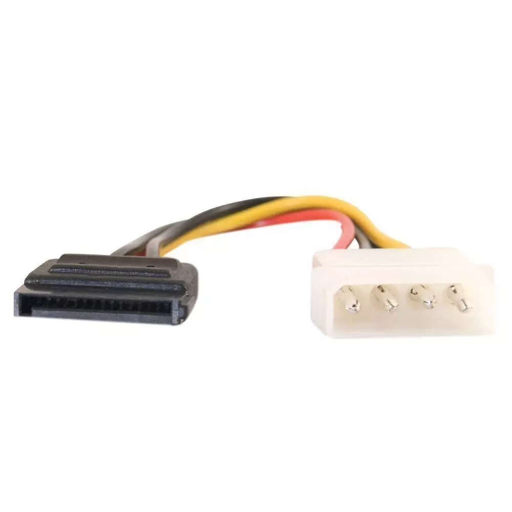 LOTA 4-Pin Molex to SATA Power Cable Adapter Multi Color, MST-1353-LT (Pack of 3 Pcs)