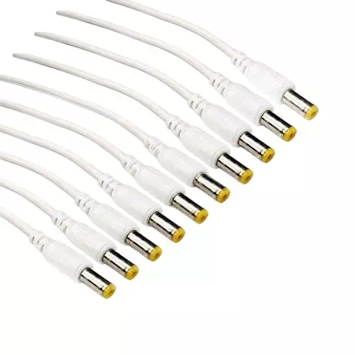 LOTA CCTV BNC Connector & DC Power Cable Combo for Surveillance Camera (Combo of 20 Pcs)