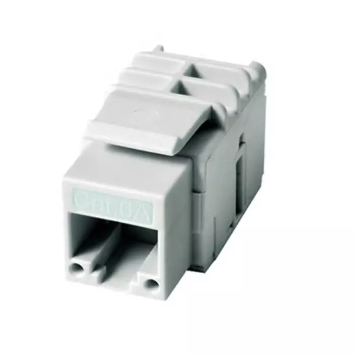 Telegartner UMJ Series Female Ethernet Connector Keystone Mount Cat6 1 Port 1 -Way, J00029K0078