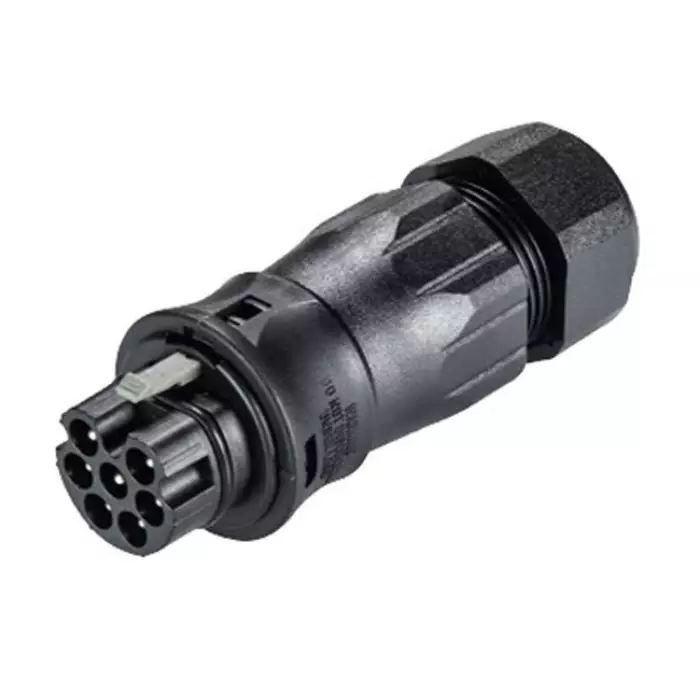 WIELAND ELECTRIC RST CLASSIC Series Connector 7-Pole Male 7-Way Push-In 20 Amp, 96.072.4553.1