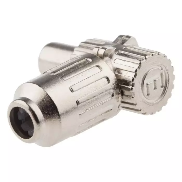 Decelect Right Angle Aerial Connector Plug Cable Mount, SPE190991 (Pack of 5)