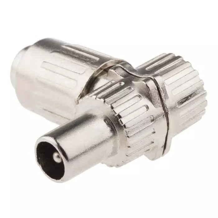Decelect Right Angle Aerial Connector Plug Cable Mount, SPE190991 (Pack of 5)