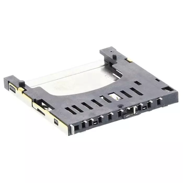 Amphenol ICC 10 Way SD Card Memory Card Connector With Solder Termination, 10067847-001RLF