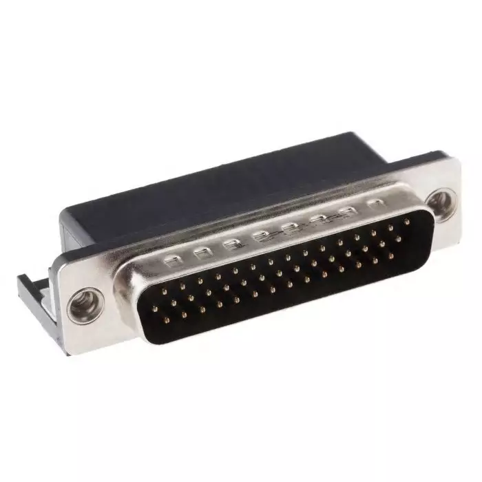 Amphenol ICC 10090926 44 Way Right Angle Through Hole D-sub Connector Plug 2.29 mm Pitch, 10090926-P444XLF