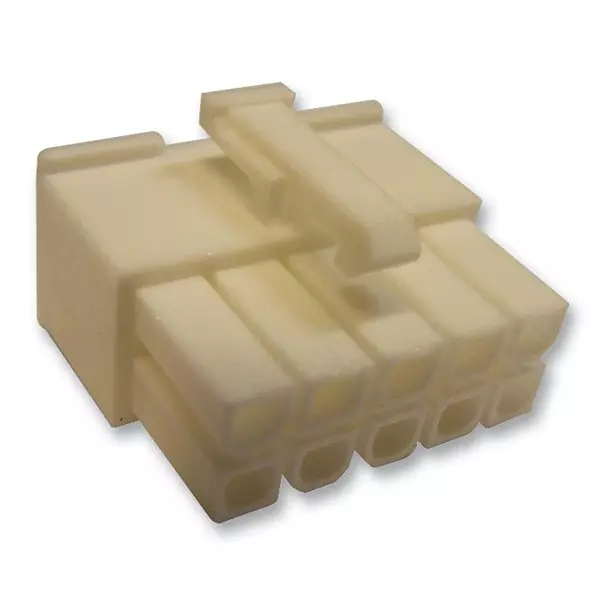 WURTH ELEKTRONIK Receptacle, 4.2mm, Dual, Free, 10Way, 649010113322 (Pack of 10)