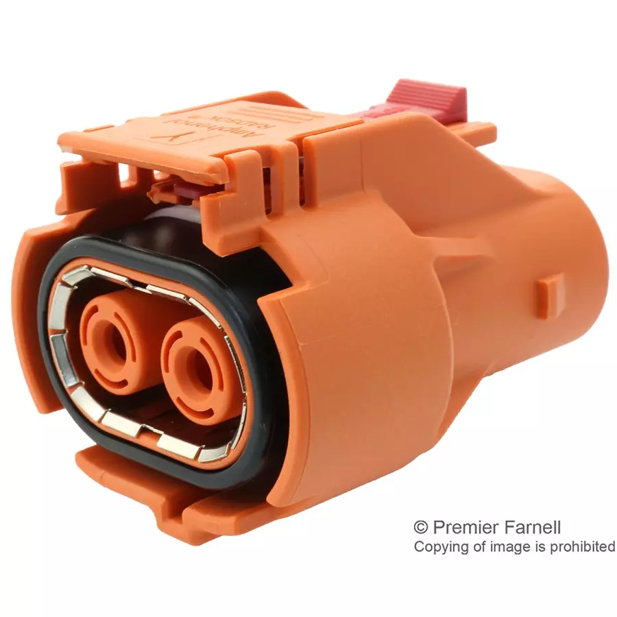AMPHENOL INDUSTRIAL POWER CONNECTOR, PLUG, 2POS, 11.1MM, ELP2Y2
